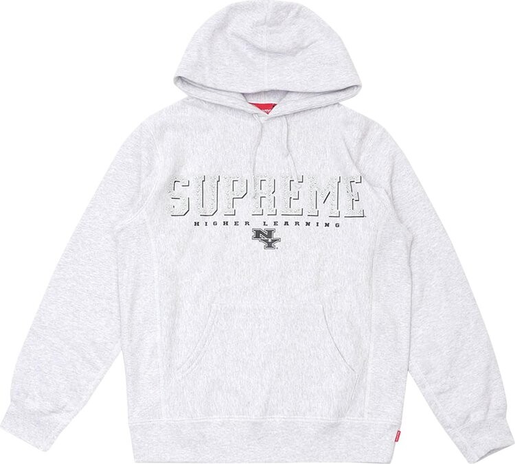 

Толстовка Supreme Gems Hooded Sweatshirt 'Ash Grey', серый