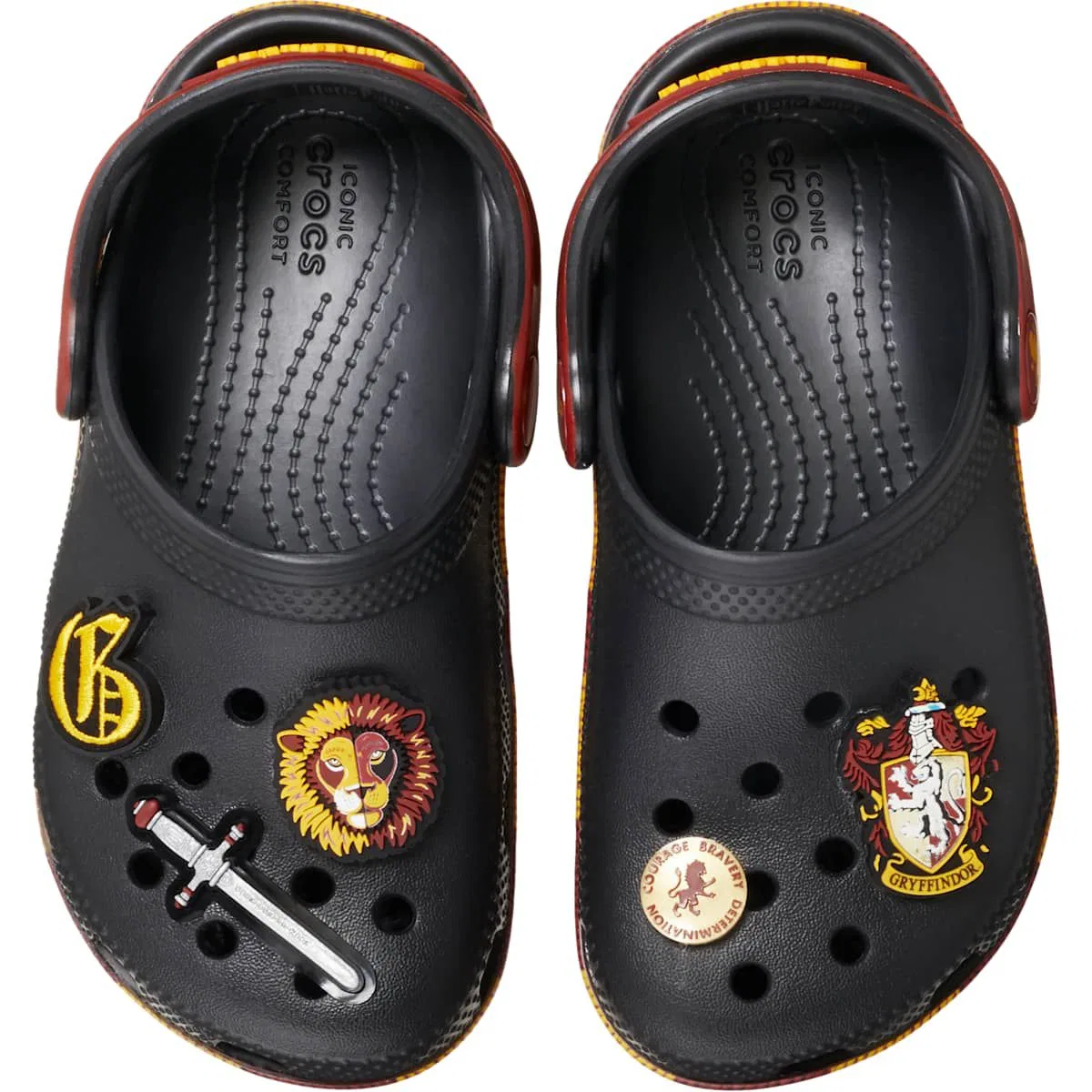 Детские сабо с принтом Harry Potter Classic Clogs Crocs, Gryffindor — фото 3