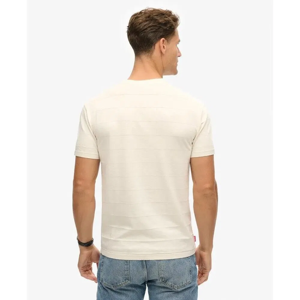Мужская хлопковая футболка Superdry Vintage, White — фото 4