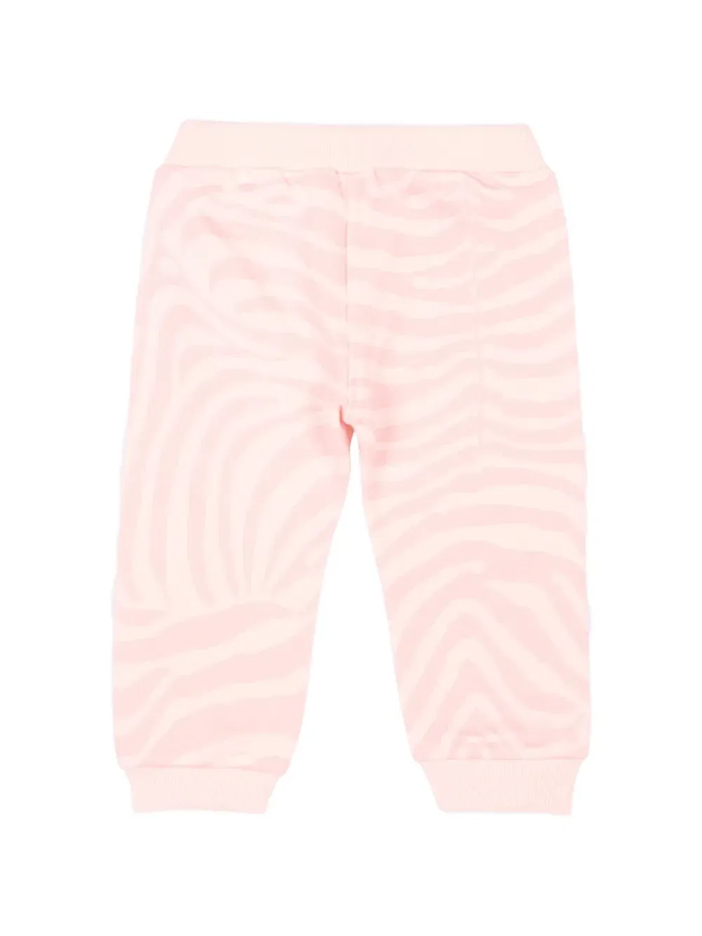Спортивные брюки с зебровым принтом Balmain Kids, розовый — фото 2
