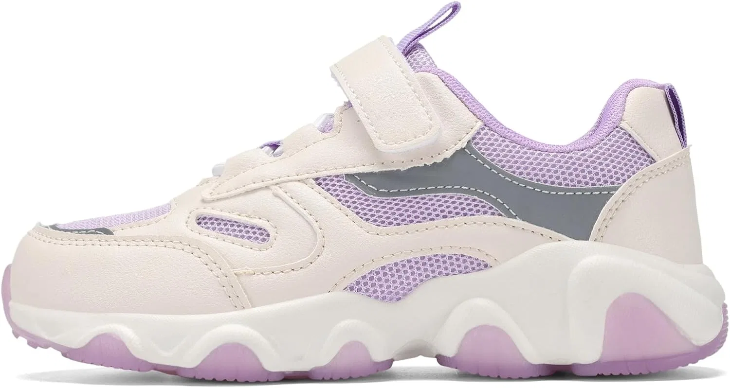 Детские кроссовки для мальчиков и девочек с регулируемым ремешком Yadurdu, Purple — фото 3