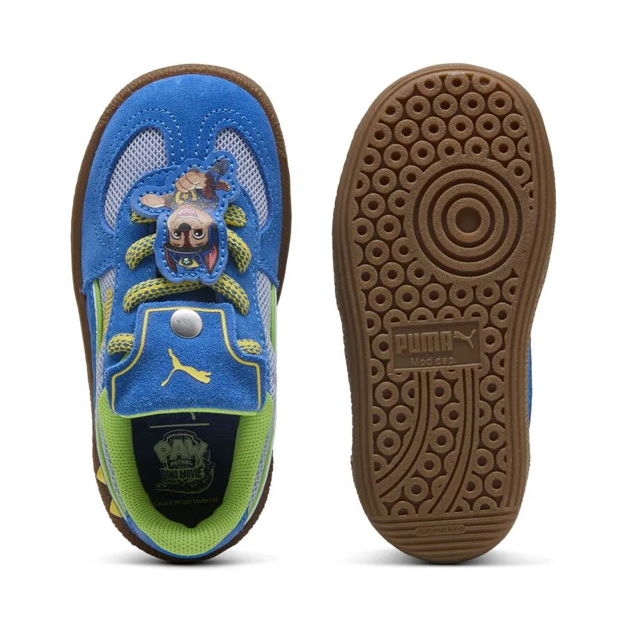 Кроссовки PUMA 'Puma x Paw Patrol Palermo' в королевском синем и светло-синем цветах — фото 3