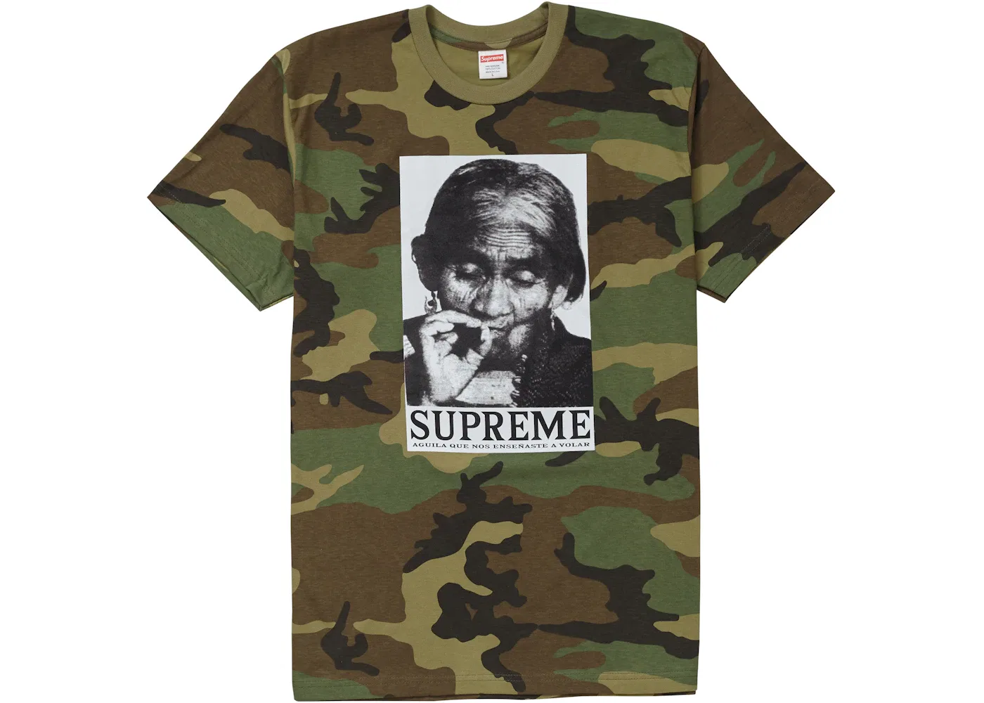 Мужская футболка с принтом Aguila Supreme, Woodland Camo