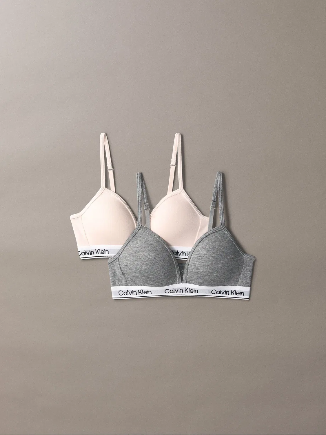 Бюстгальтер треугольный Calvin Klein ICON, серый