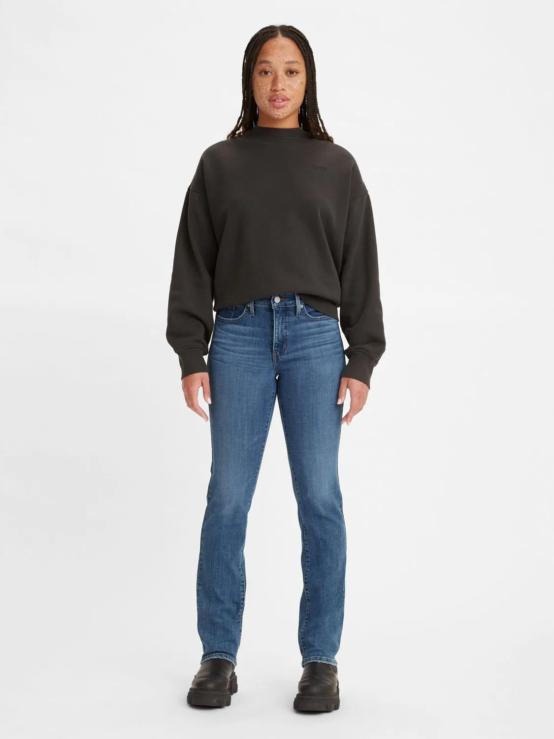Синие прямые джинсы Levi's 311 Shaping