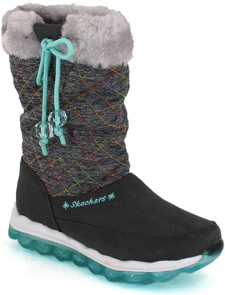 Детские ботинки для мальчиков с принтом Skech Air Quilty Cuties Skechers, Gray/Multi