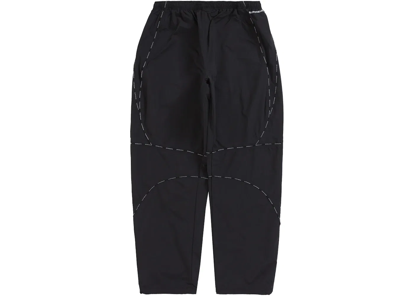 Мужские спортивные штаны Supreme Logo Piping Track Pant, Black