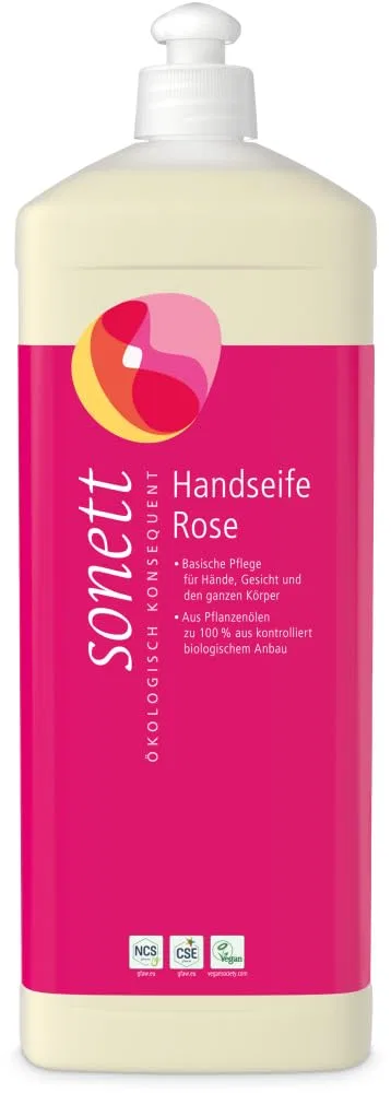 Жидкое мыло для рук Rose, Sonett, 18 x 1 л