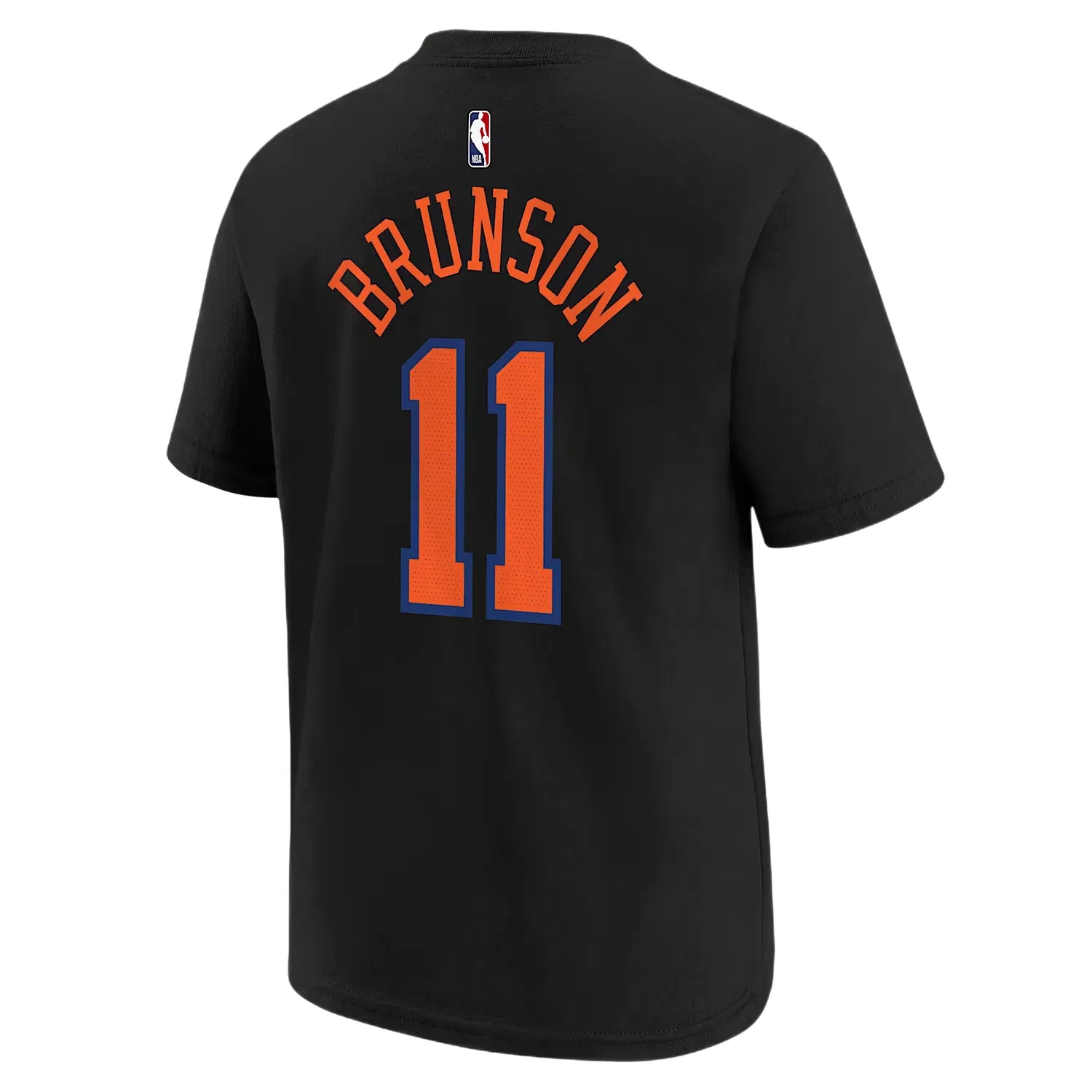 Детская футболка для баскетбола Jalen Brunson New York Knicks Statement Edition NBA T-Shirt 'Black' Nike, черный — фото 2