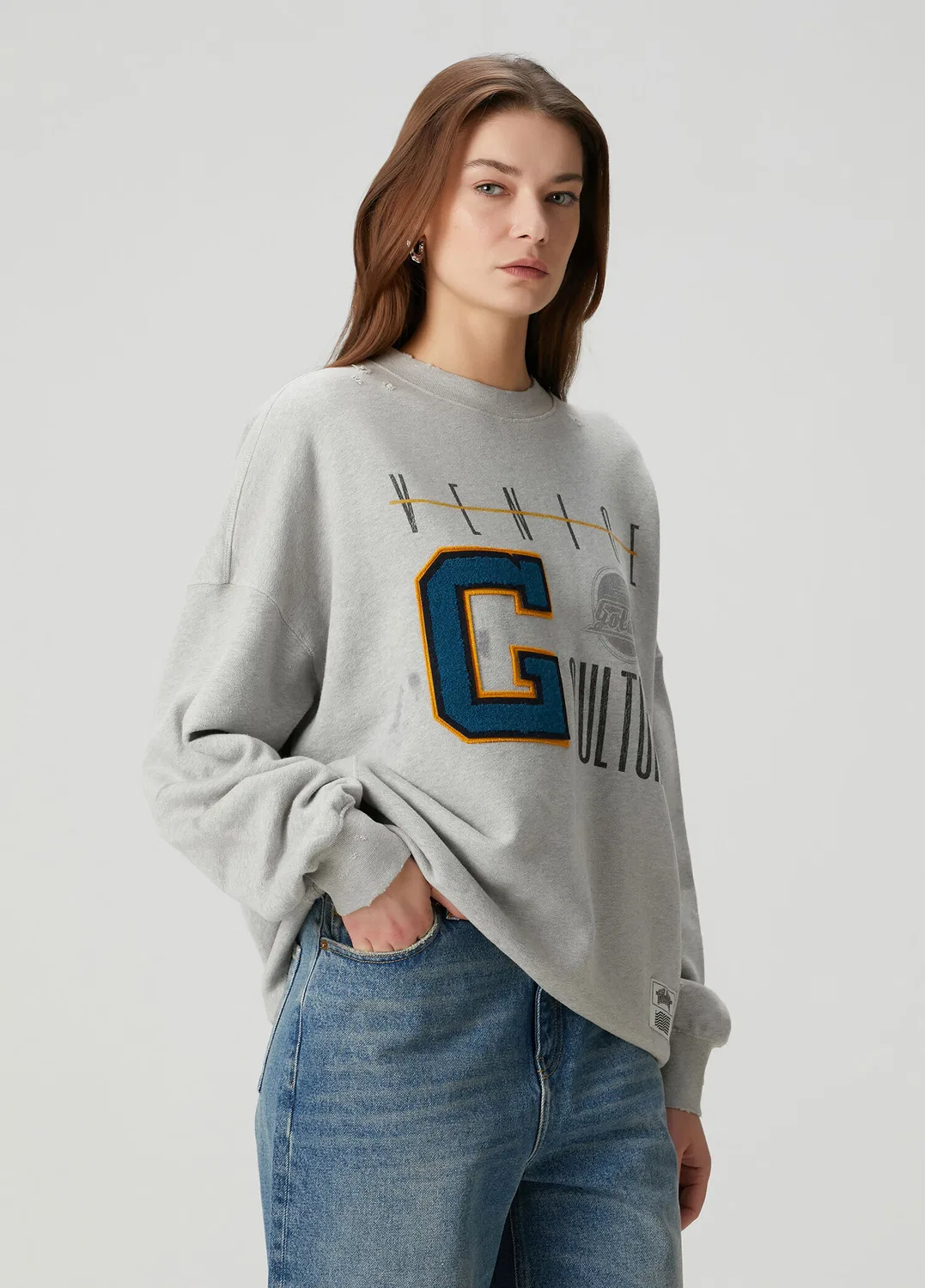 Свитшот Golden Goose Gri — фото 3