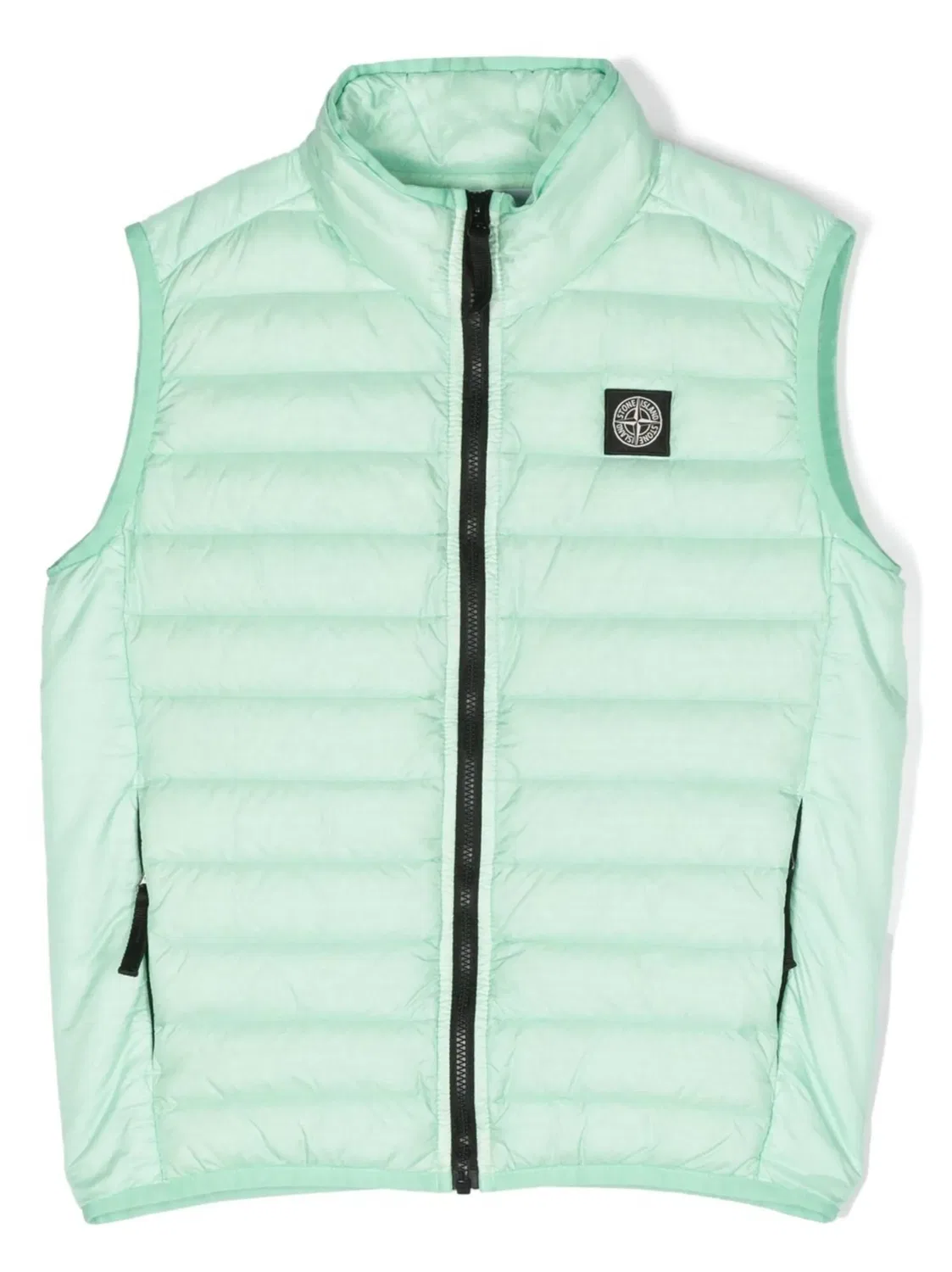 Пуховка с логотипом Stone Island, зеленый