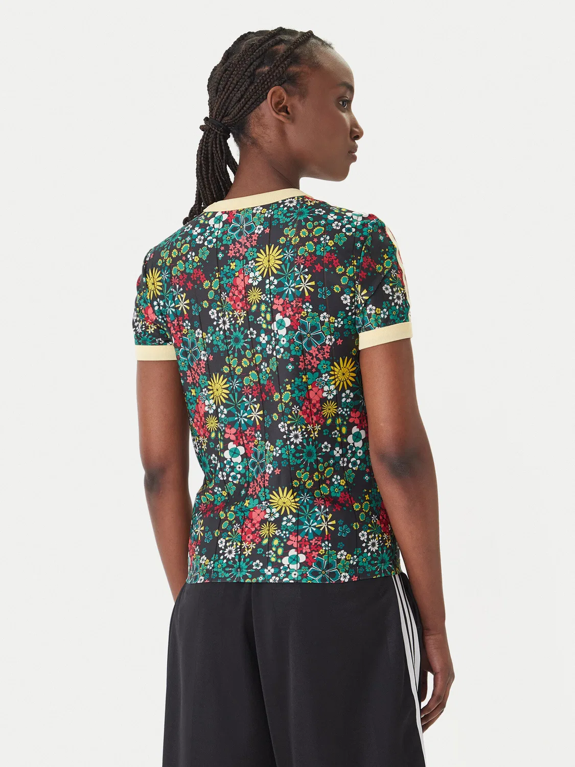 Женская футболка стандартного кроя Liberty London Adidas, разноцветный — фото 3