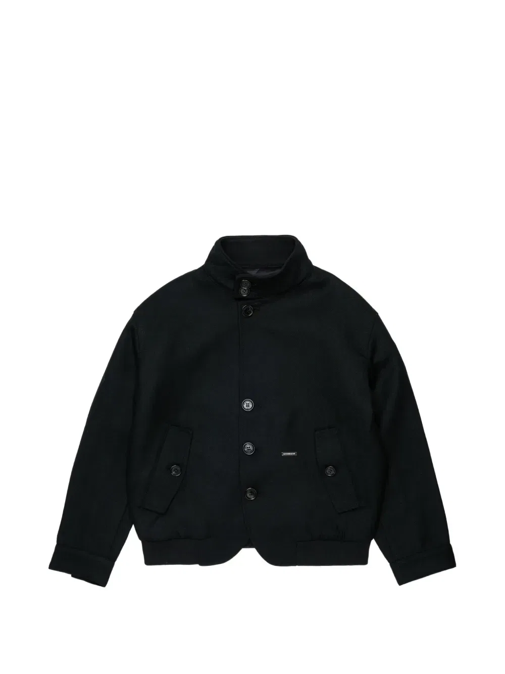 Бомбер с логотипом Dsquared2 Kids, черный