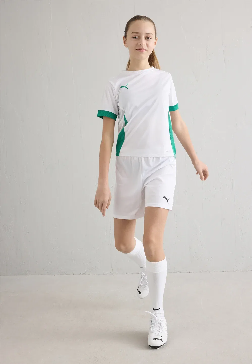 Спортивные шорты Teamgoal для подростков, унисекс Puma, Weissschwarz — фото 2