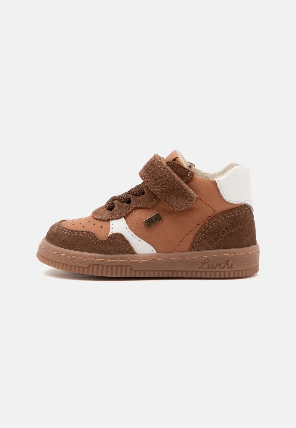 Festo barefoot-tex унисекс - высокие кроссовки Lurchi, Brown