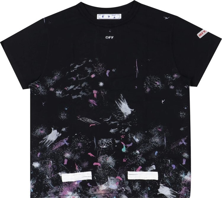 

Футболка Off-White Seeing Things Washed T-Shirt 'Black', черный