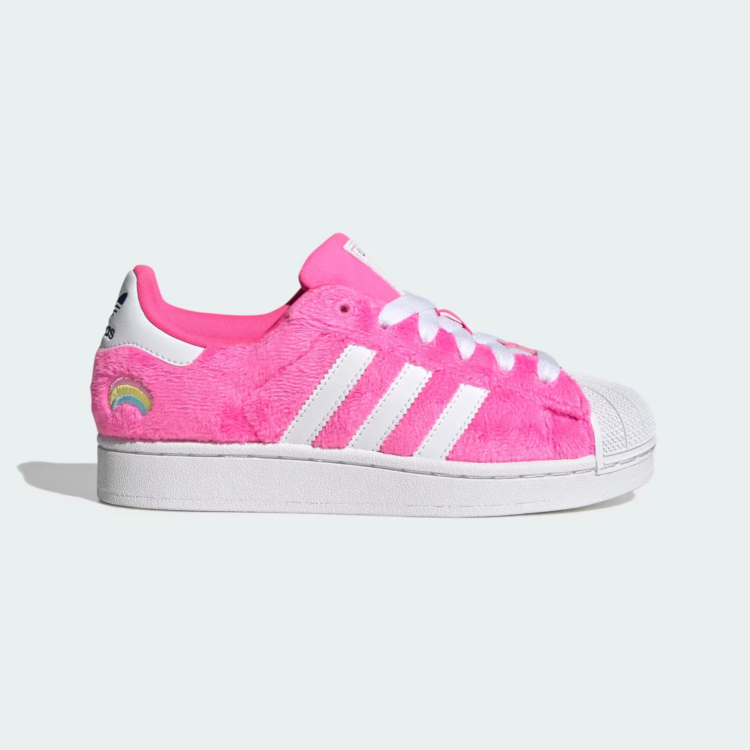 Детские кроссовки с шнуровкой Care Bears Superstar II Adidas Originals, розовый/белый/фиолетовый