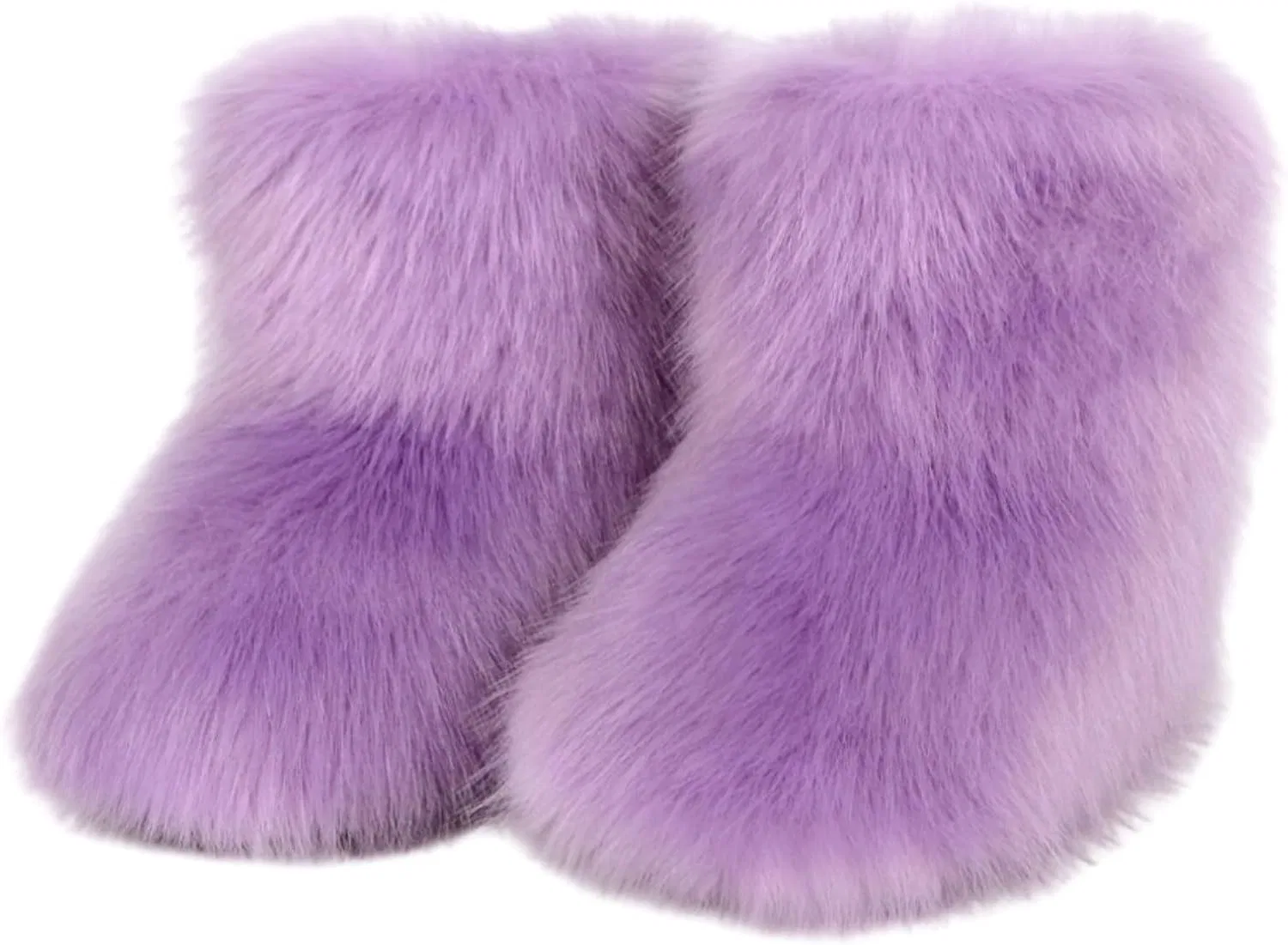 Детские зимние сапоги для девочек с искусственным мехом Urmycos, Light Purple