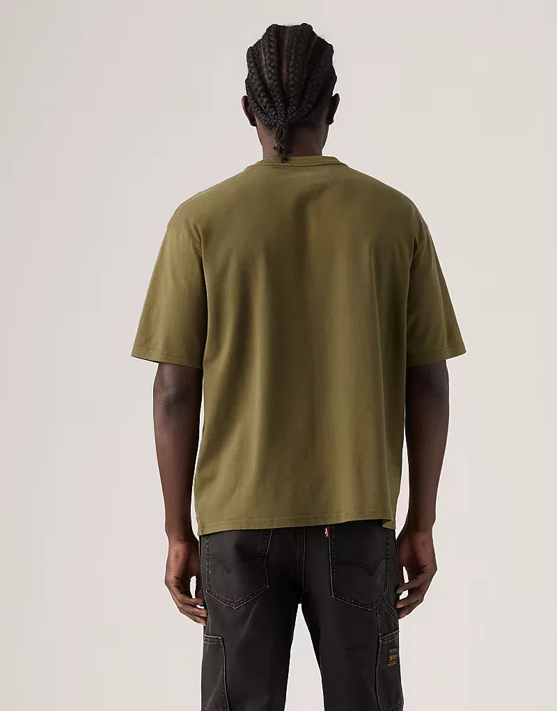 Футболка Levi's Workwear с графическим принтом, зеленого — фото 2