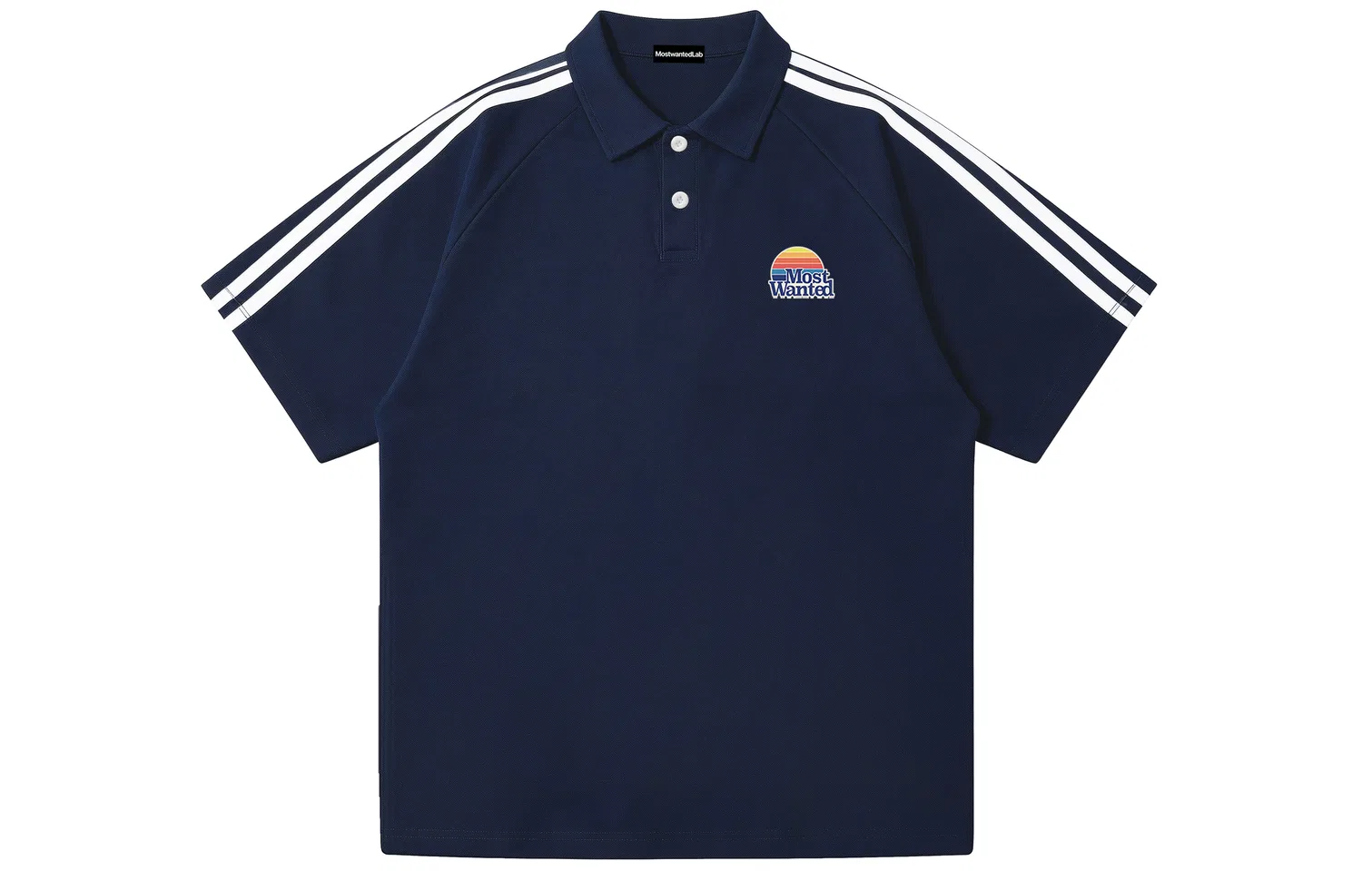 Детское поло с коротким рукавом MostwantedLab, Navy Blue
