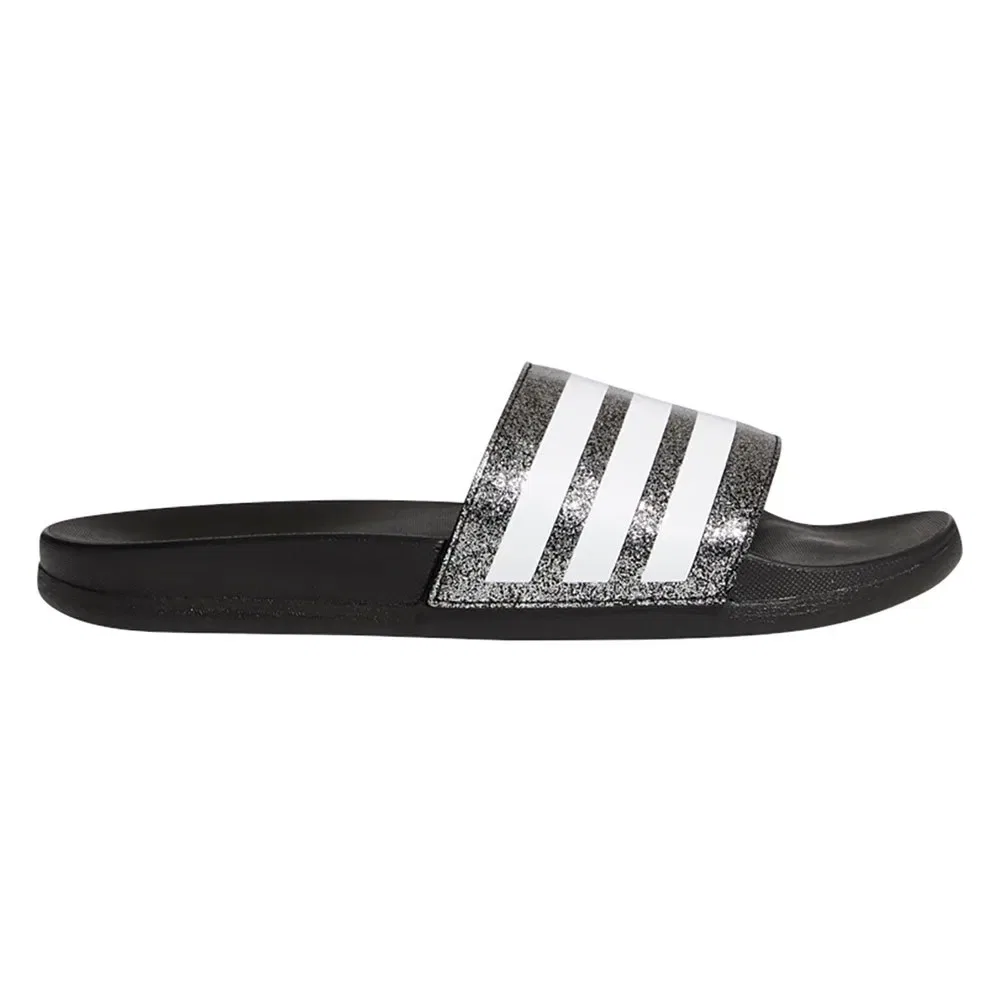 Детские шлепанцы с контурной стелькой Adilette Comfort Adidas, Black