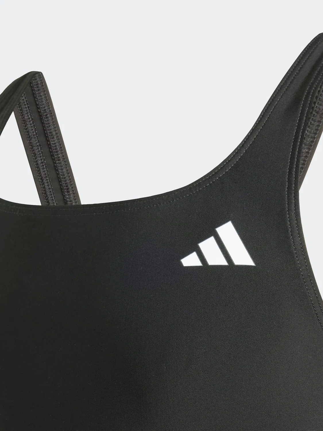 Купальник для девочек V-back adidas, черный — фото 3