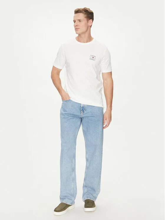 Футболка regular fit Stack Tommy Hilfiger, белый — фото 2