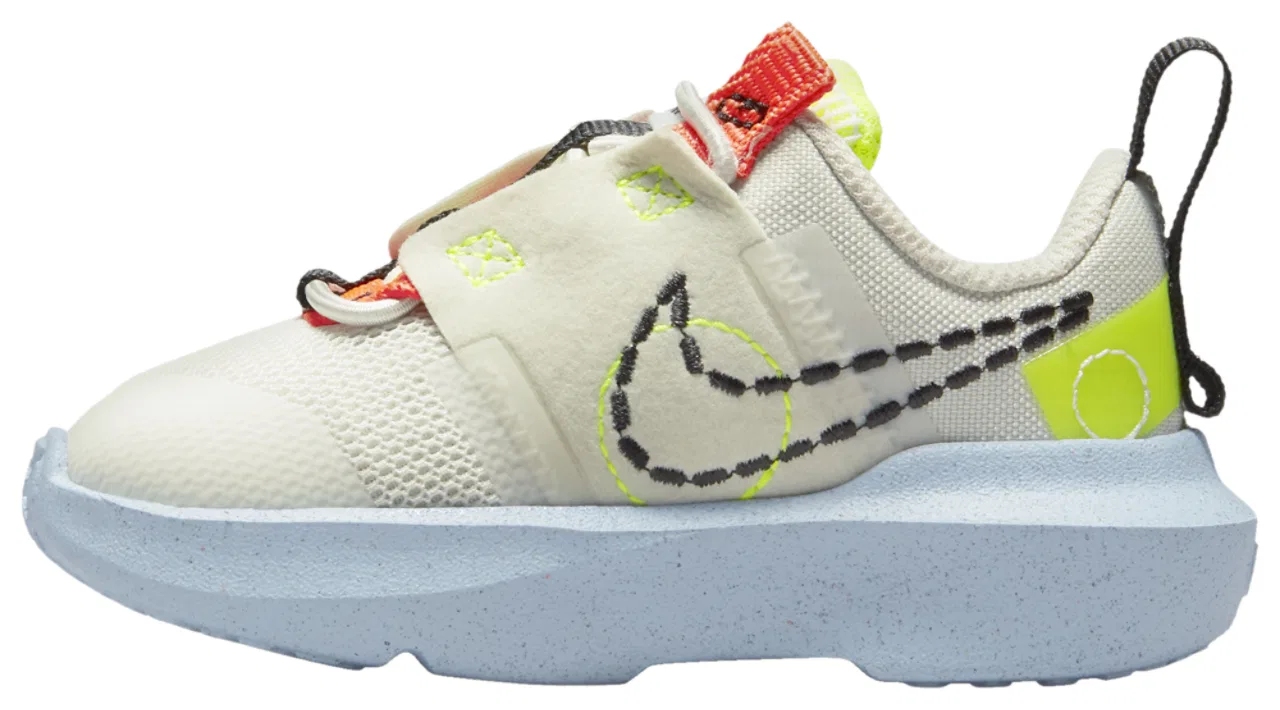 Детские кроссовки для мальчиков из переработанных материалов Nike Crater Impact, Light Bone/Black/Crimson — фото 2