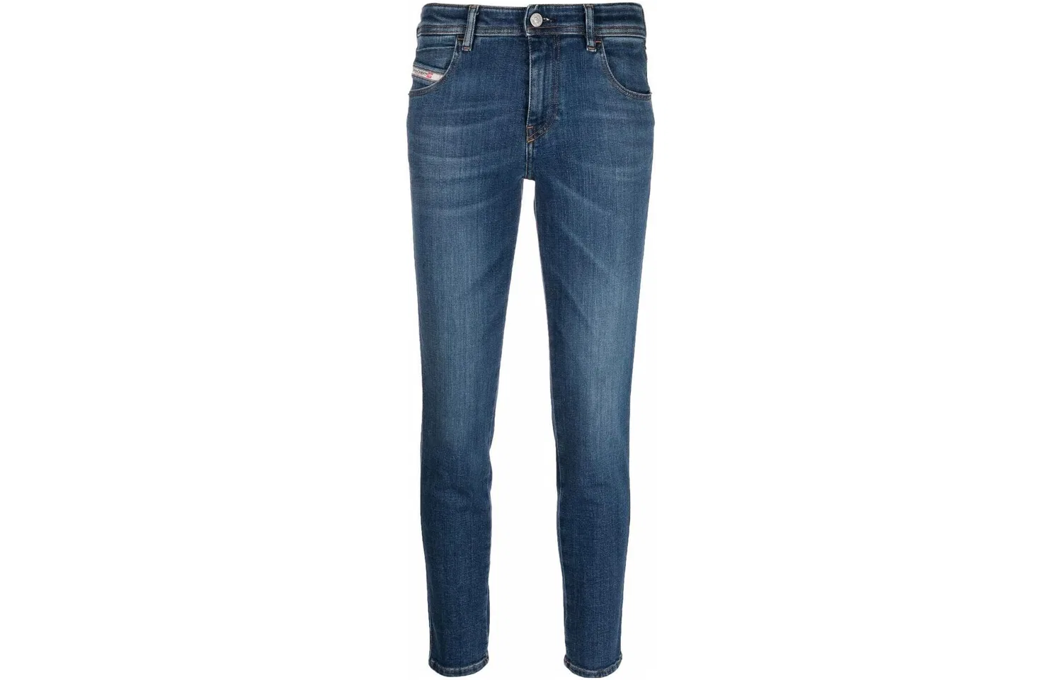 Джинсы скинни с патчем DIESEL, Blue