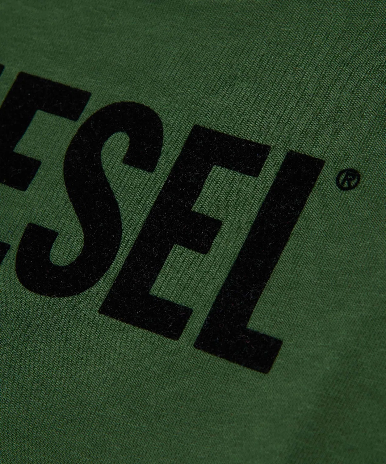 Детский свитшот с длинным рукавомс брендовым принтом DIESEL KIDS, Black — фото 4