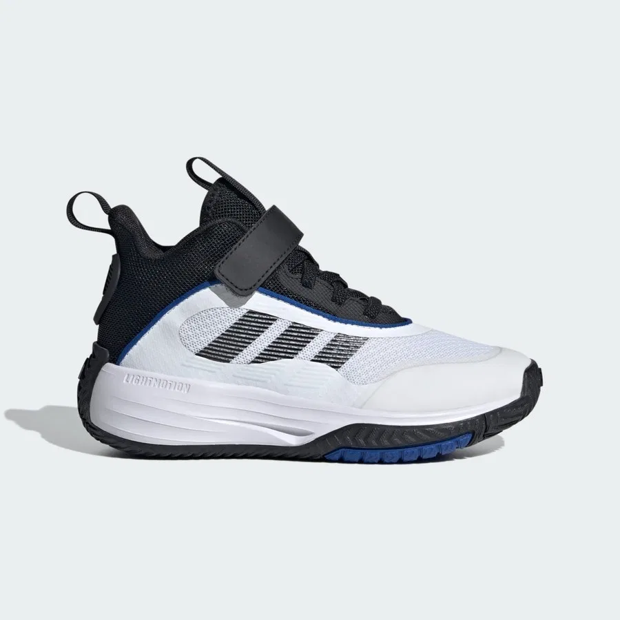Детские кроссовки с принтом Ownthegame 3.0 adidas, Бело-черный