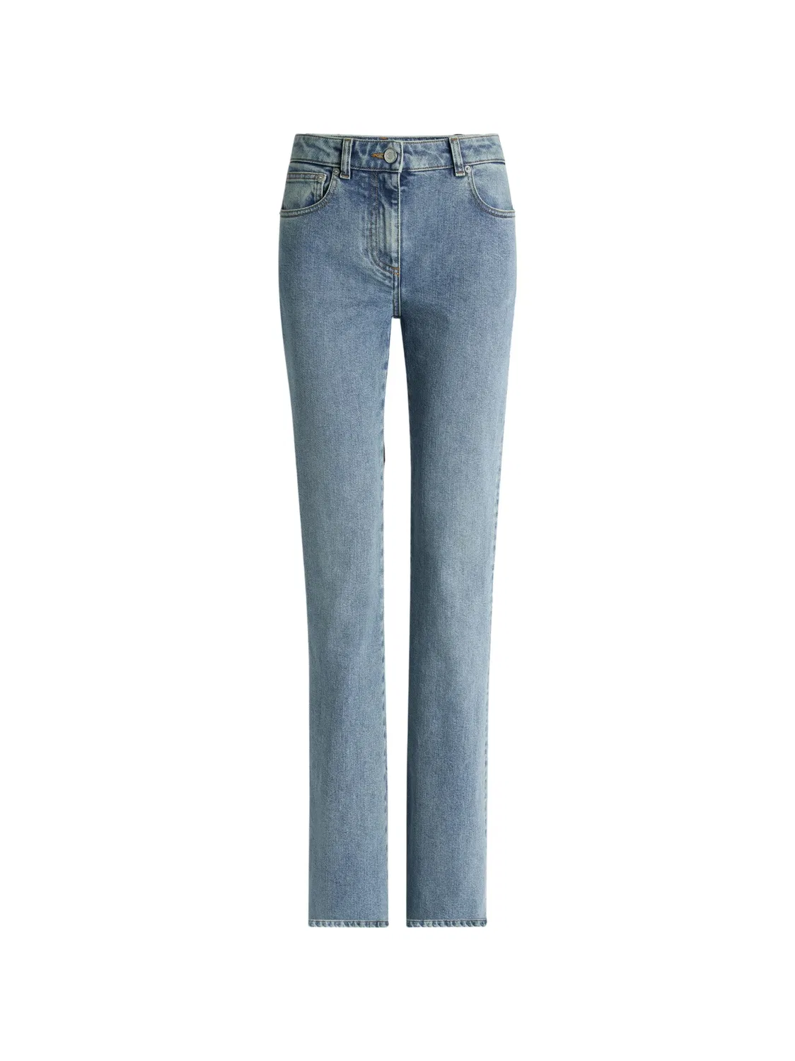 Джинсы bootcut синие Balmain, синий