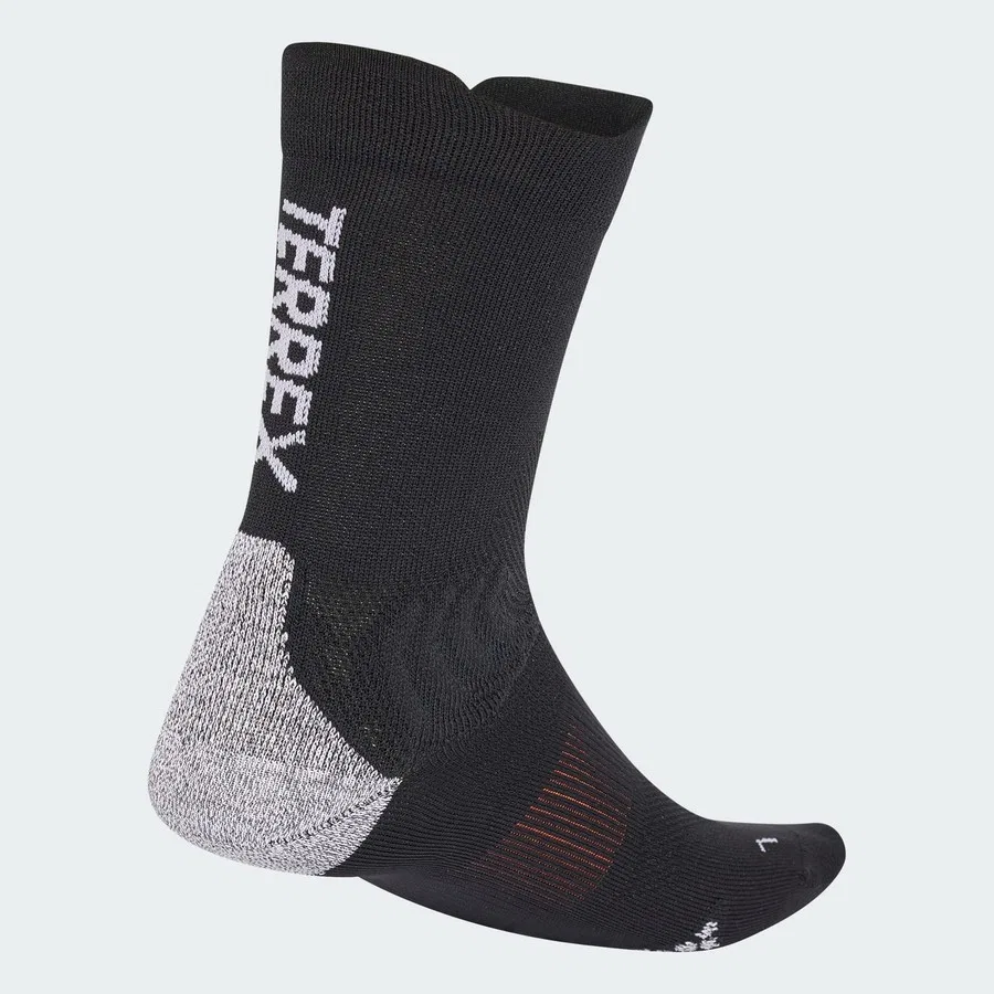 Носки спортивные с длинным рукавом Terrex Xperior ClimaCool Trail Crew adidas, Черно-белый