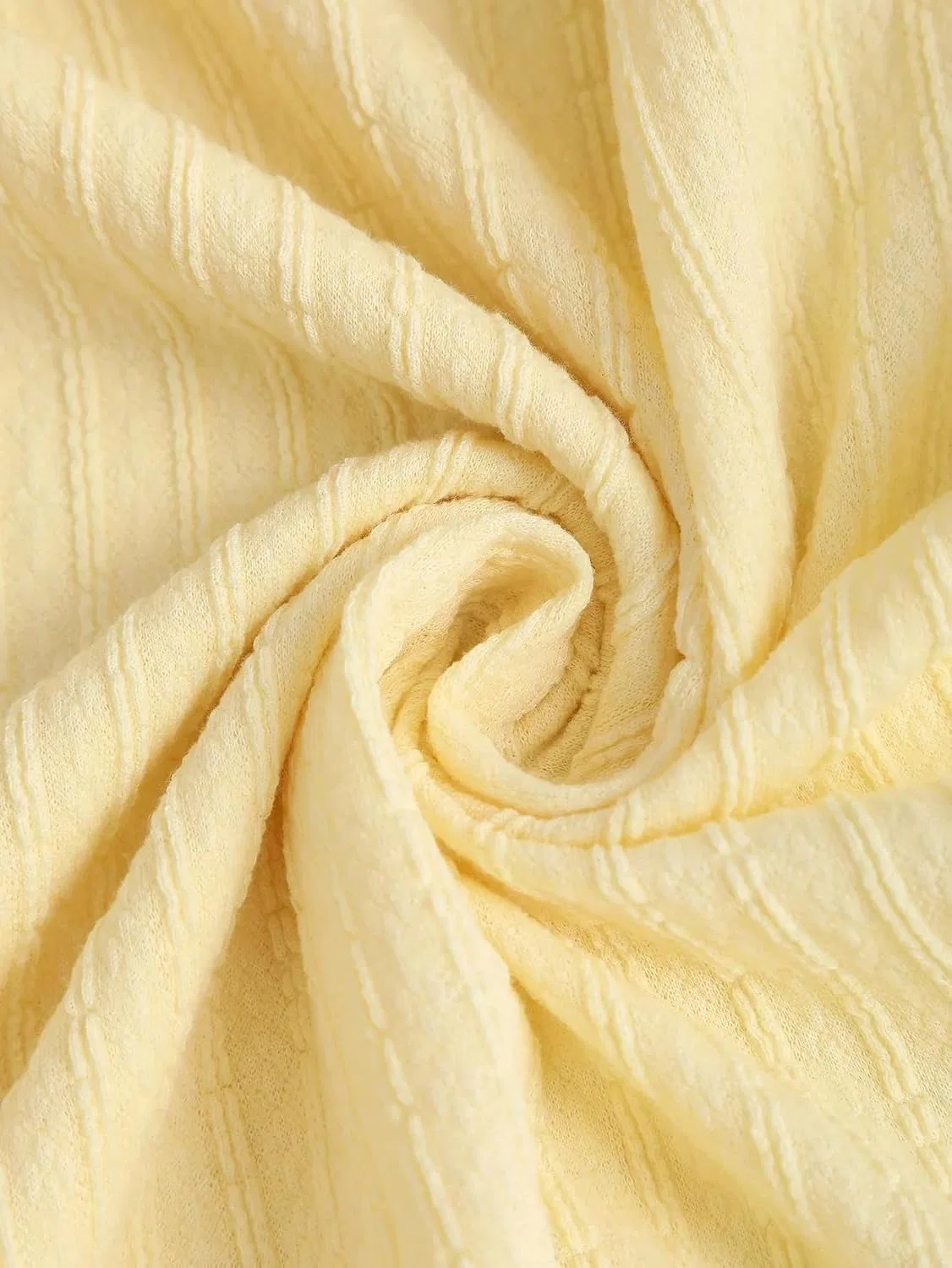 Женское миди платье с разрезом Ruched High Slit, Yellow — фото 2