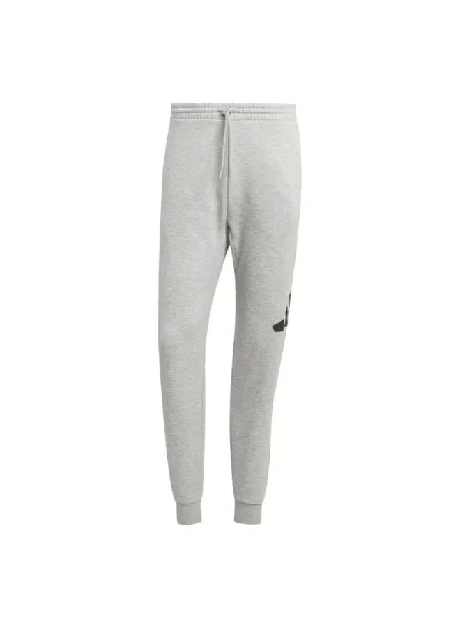 Штаны из флиса с манжетами Essentials big logo Adidas, серый