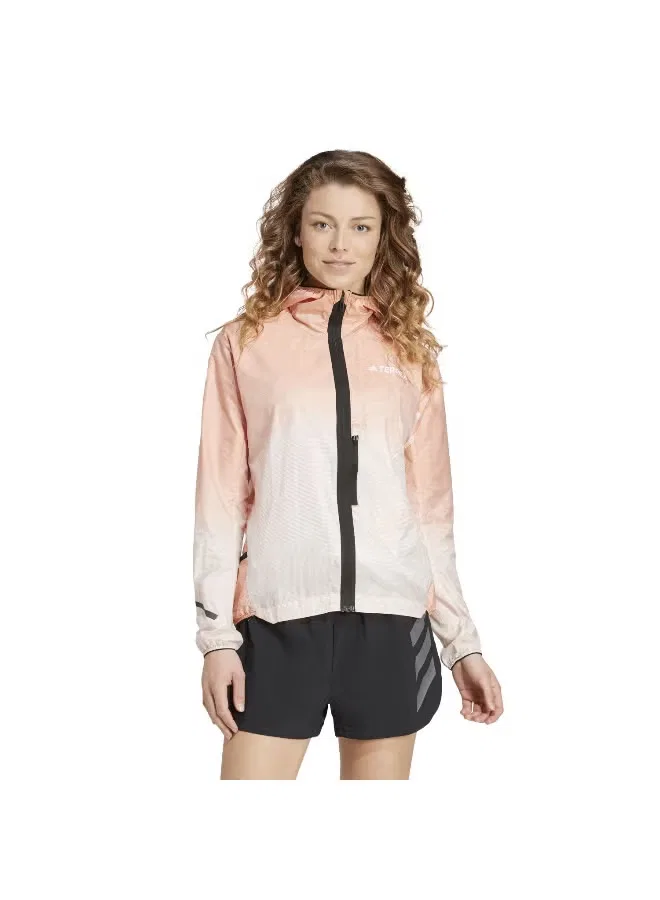 Куртка ветрозащитная с карманом Terrex Xperior Light Windweave Adidas, синяя — фото 2