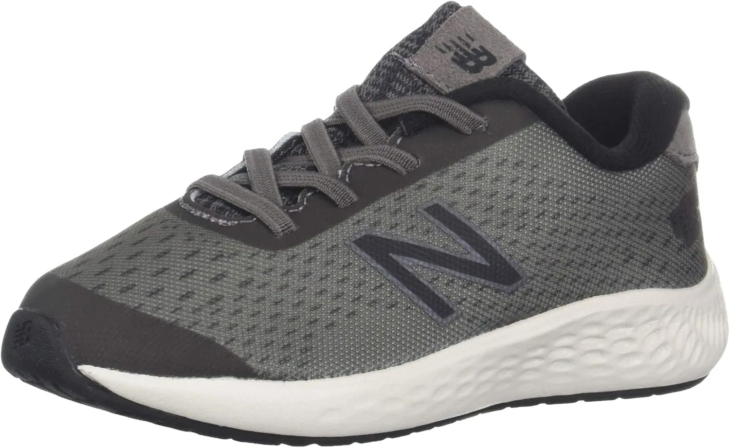 Детские кроссовки для девочек с липучкой Arishi Next V1 New Balance, Dark Gull Grey/Black