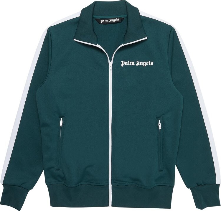 

Куртка Palm Angels Classic Track Jacket 'Green/White', зеленый