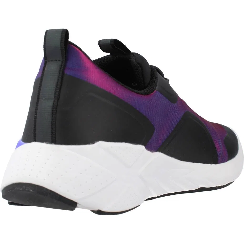 Детские кроссовки для мальчиков с принтом Playkix Geox, Violet/Black — фото 3