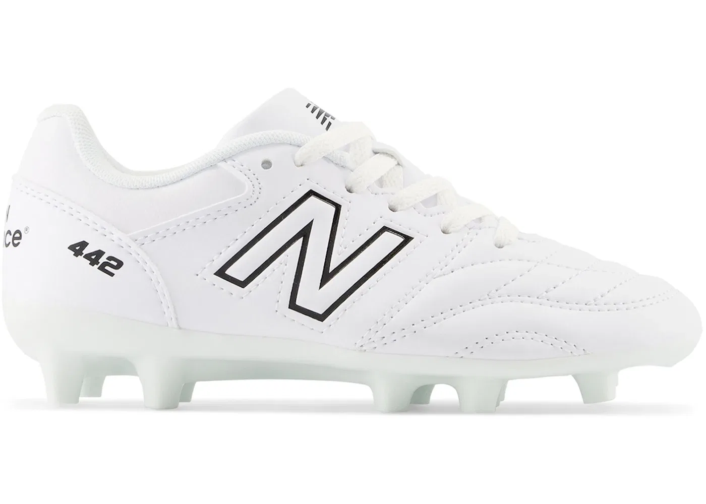 Детские бутсы для футбола New Balance 442 v2 Academy FG, White/Black