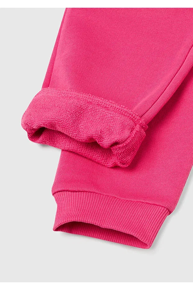 Детские спортивные штаны для девочек с принтом United Colors Of Benetton, Pink — фото 3