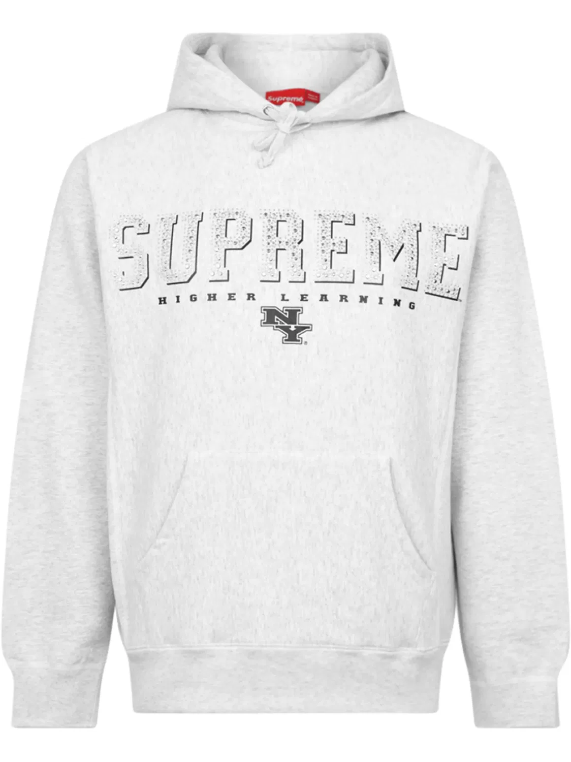Supreme Худи Gems серый