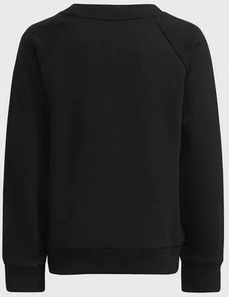 Детский спортивный костюм из футера Essentials Logo French Terry Adidas, Schwarz — фото 3