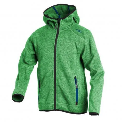 Детское флисовое худи с капюшоном Fix Hood Cmp, цвет Olivgrun Grau Weiss