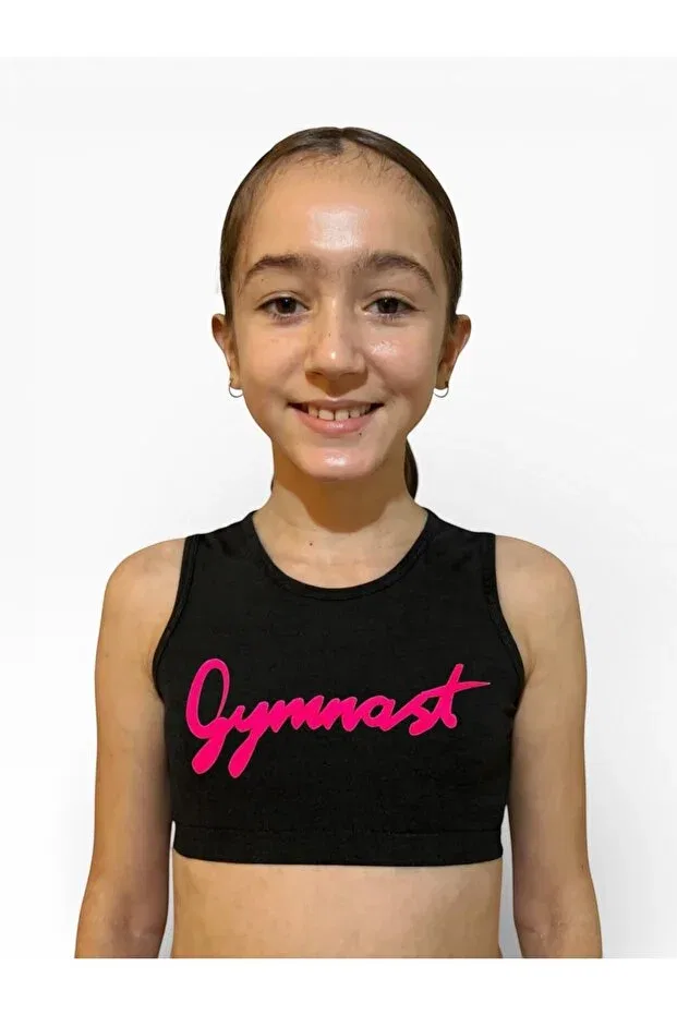 Детское боди без рукавов She Can Wear, Pink Gym