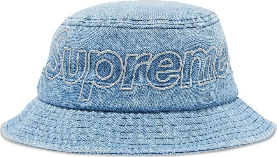 

Панама Supreme Outline Crusher, голубой