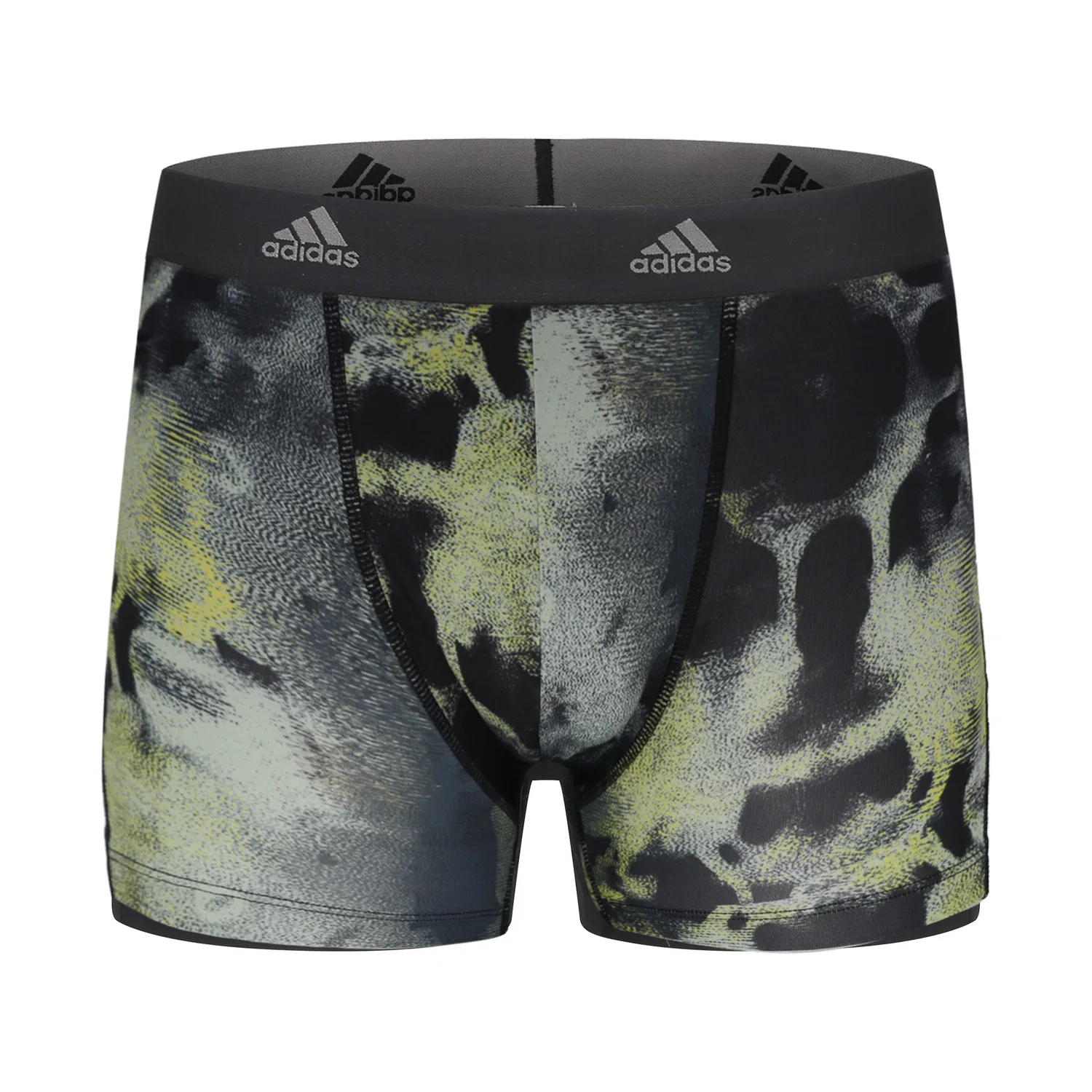 Мужские боксеры с принтом, комплект из 3 штук, Adidas, Dark Gray/Print/Dark Gray — фото 3