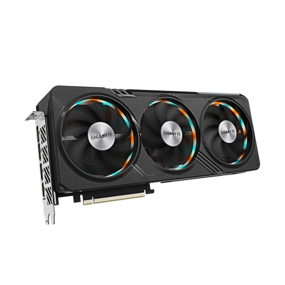 Видеокарта Gigabyte GeForce RTX 4070 SUPER Gaming OC, 12ГБ, GV-N407SGAMING OC-12GD, черный — фото 2