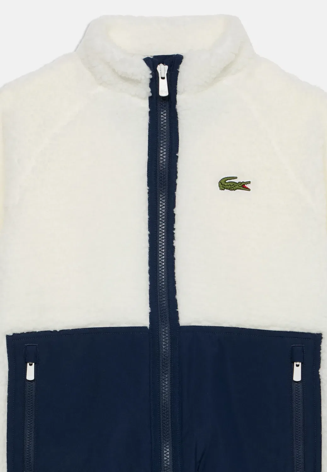 Унисекс - флисовая куртка Lacoste, Farine — фото 3