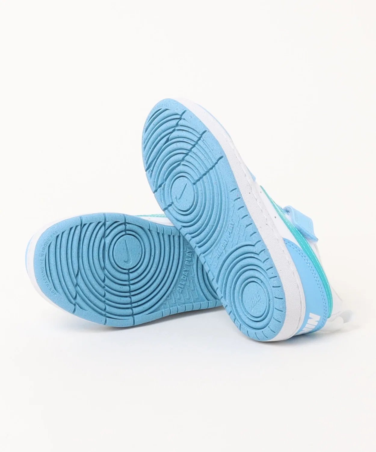 Детские кроссовки с ремешком COURT BOROUGH LOW JES PSV NIKE, White/Energy/Football Blue — фото 3